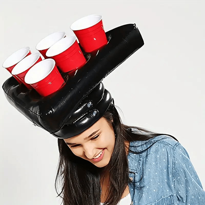 Party Games Game - Inflatable Triangle Hat for Ping Pong