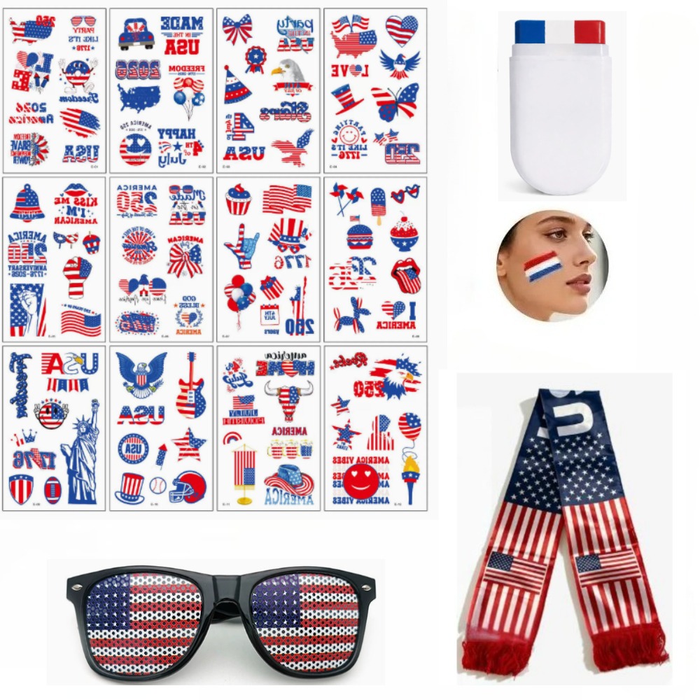 Party Games Usa - 2026 USA Fan Kit Patriotic Supporter