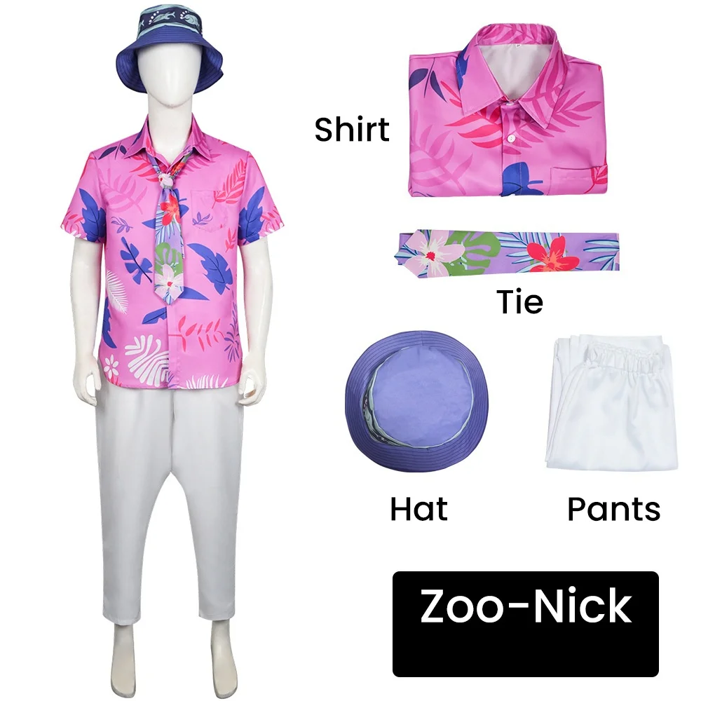 Party Games Kids And Adults - Movie Zoo Nick Wilde Cosplay Costume
