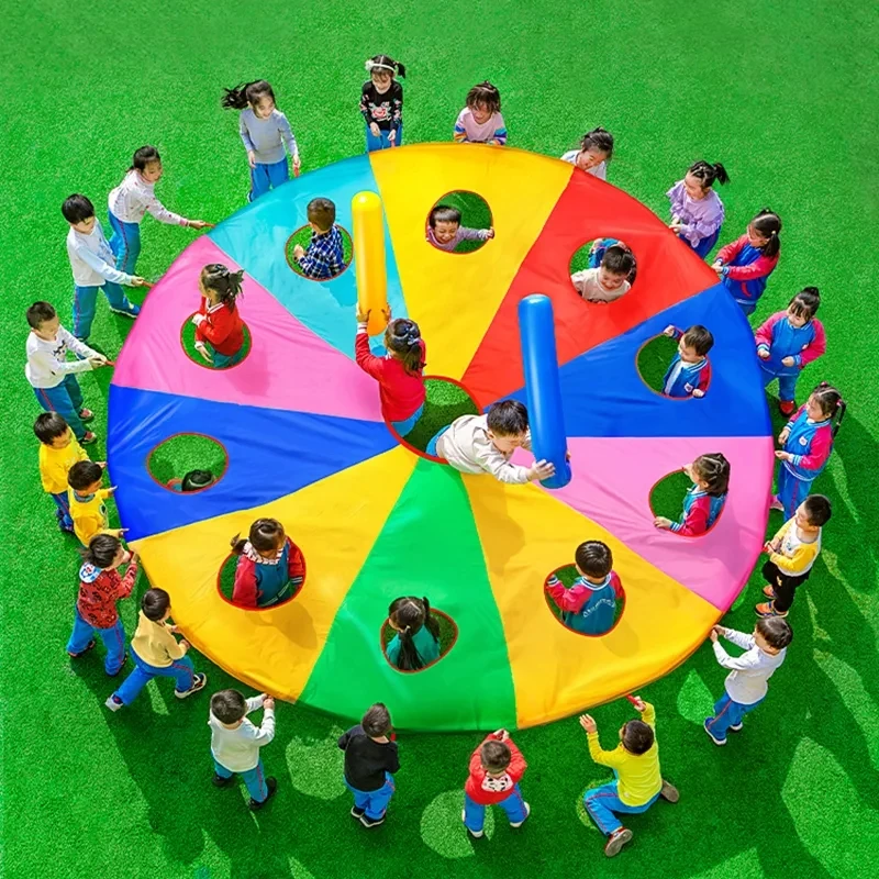 Party Games Multiplayer - Rainbow Parachute Knock Gopher Multiplayer Interactive
