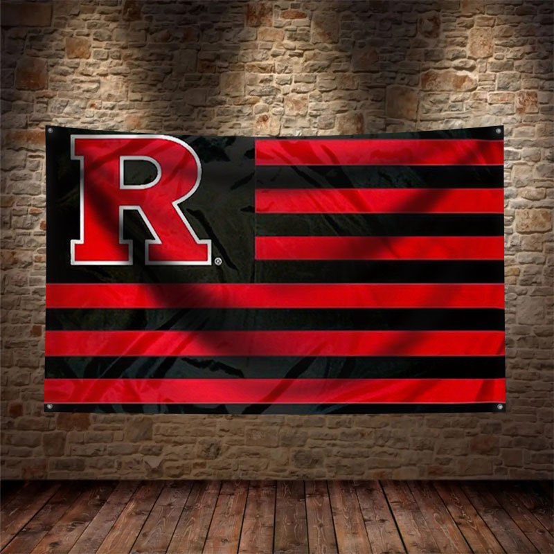 Party Games College - Ultimate Sports Flag Banner Red Black