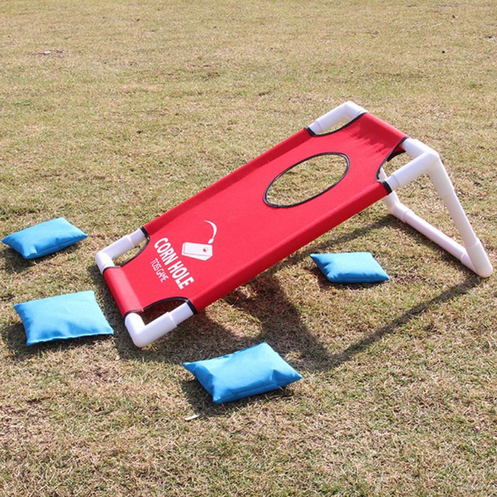 Cornhole Board Set - Cornhole Game Set Foldable Bean Bag