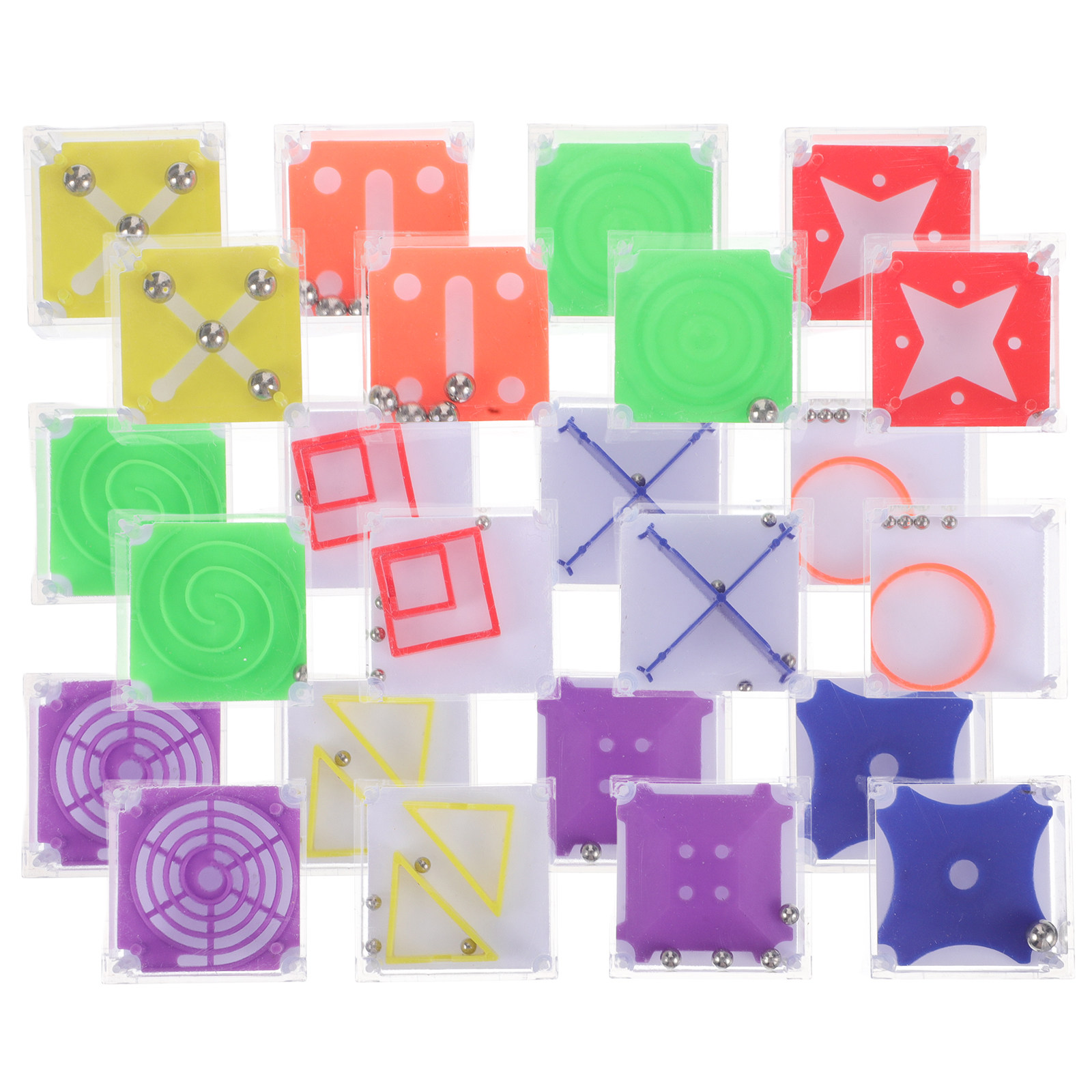 Party Games Kids And Adults - 24Pcs Mini Balance Maze Ball Handheld