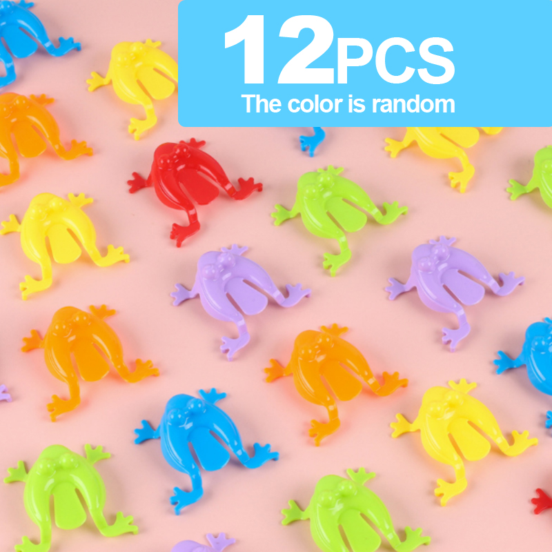 Party Games Usa - 12 Pcs Jumping Frog Bounce Fidget