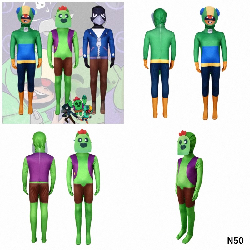 Party Games Kids And Adults - 2026 Brawl Jumpsuit With Headgear Cosplay