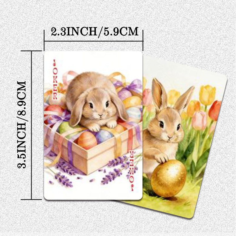 Party Games Egg - 54pcs Standard Playing Cards for Adult,
