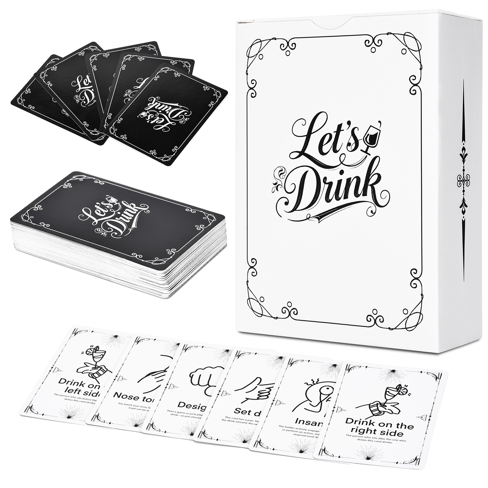 Party Games College - Adult Drinking Game Cards – 52