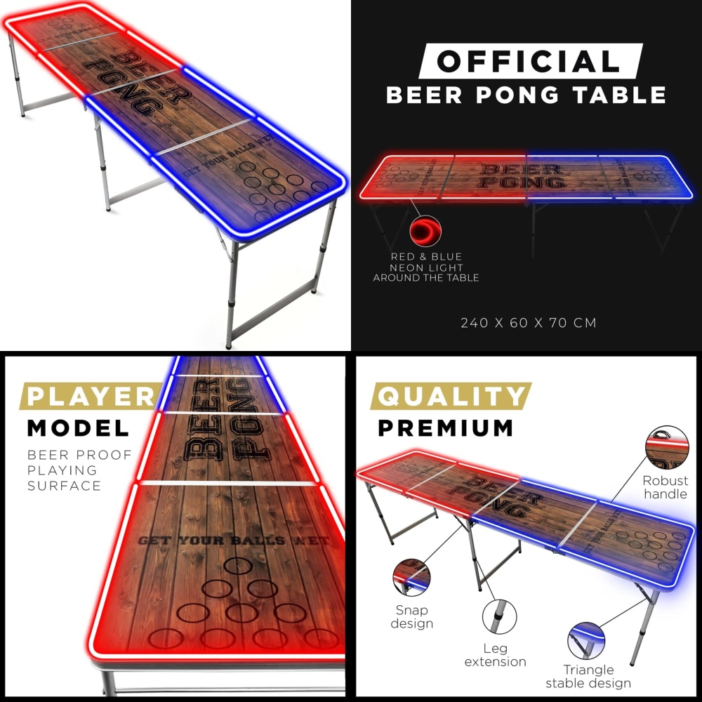 Party Games College - Party Drinking Game Custom LED Folding