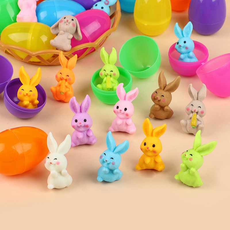 24Pcs Easter Egg With Rabbit F - огляд і ціна Party Games Egg