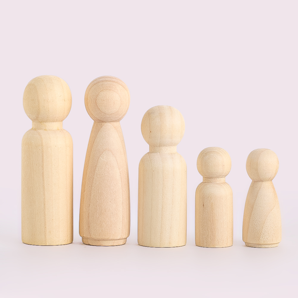 2PCS Wooden Puppet Solidwood C - огляд і ціна Party Games Simple