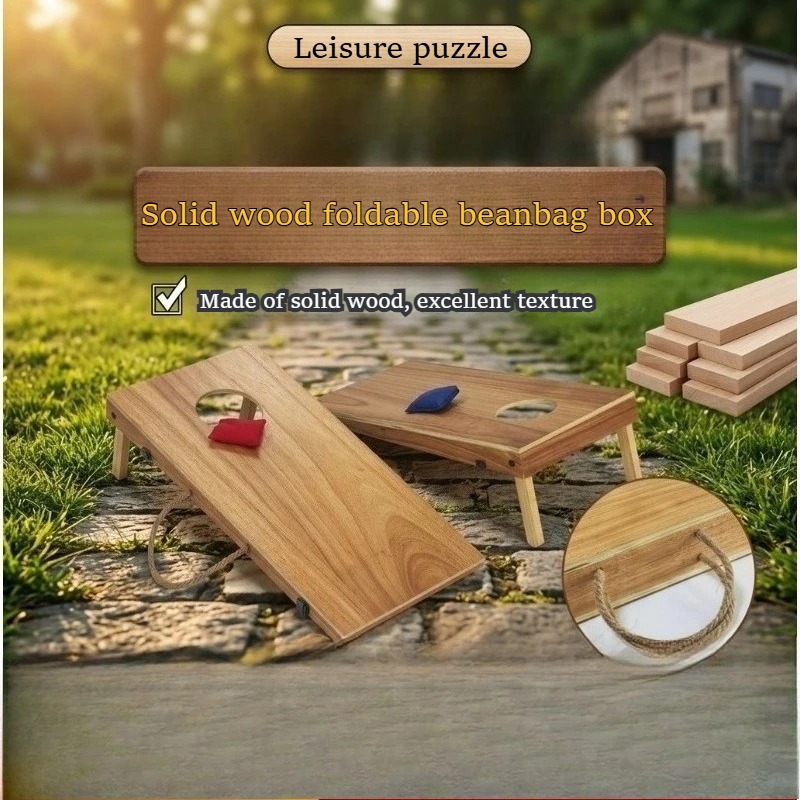 Premium Wooden Foldable Cornho - огляд і ціна Cornhole Board Set