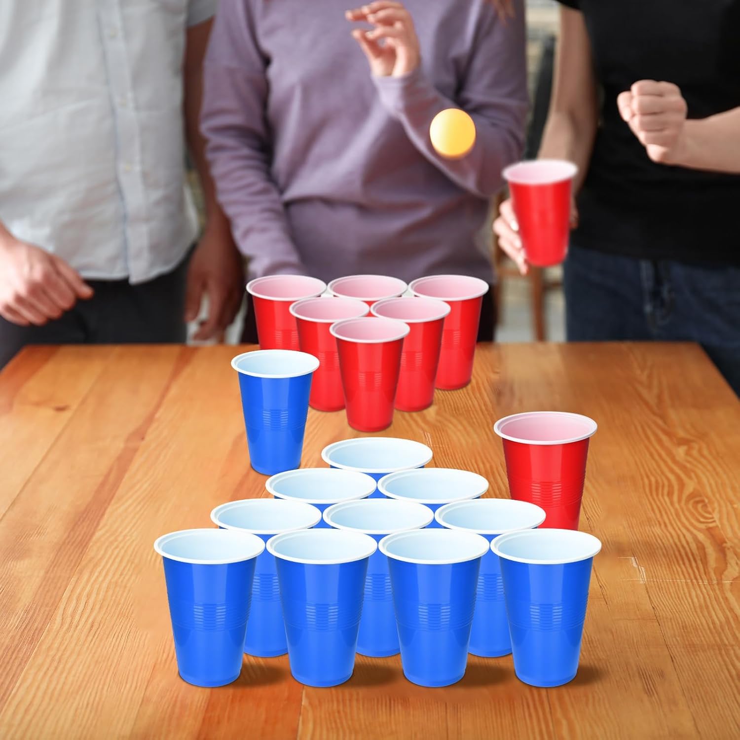Cup Pong Game Set 22 Pcs 16 Oz - огляд і ціна Party Games Jenga