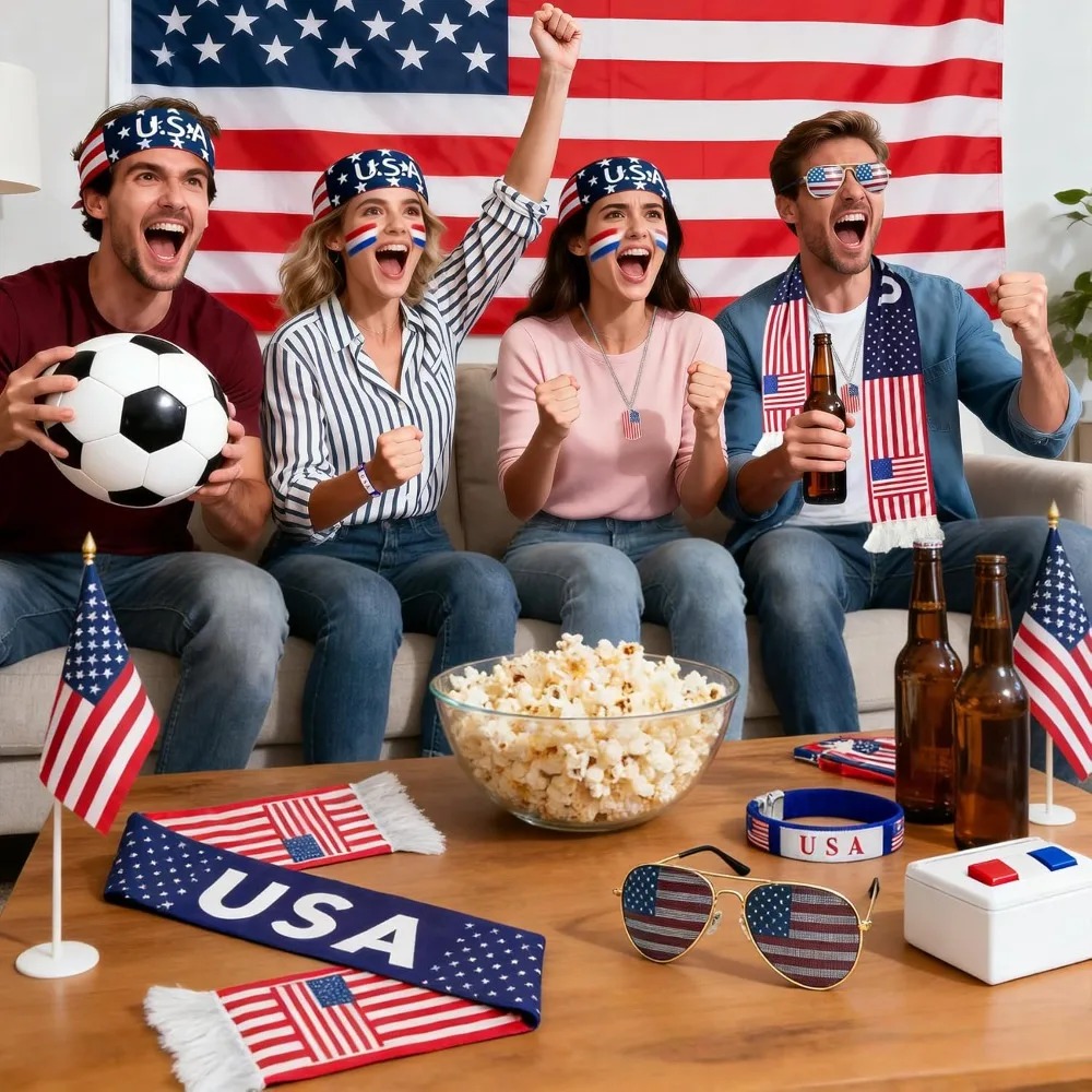 2026 USA Fan Kit Patriotic Sup - огляд і ціна Party Games Usa