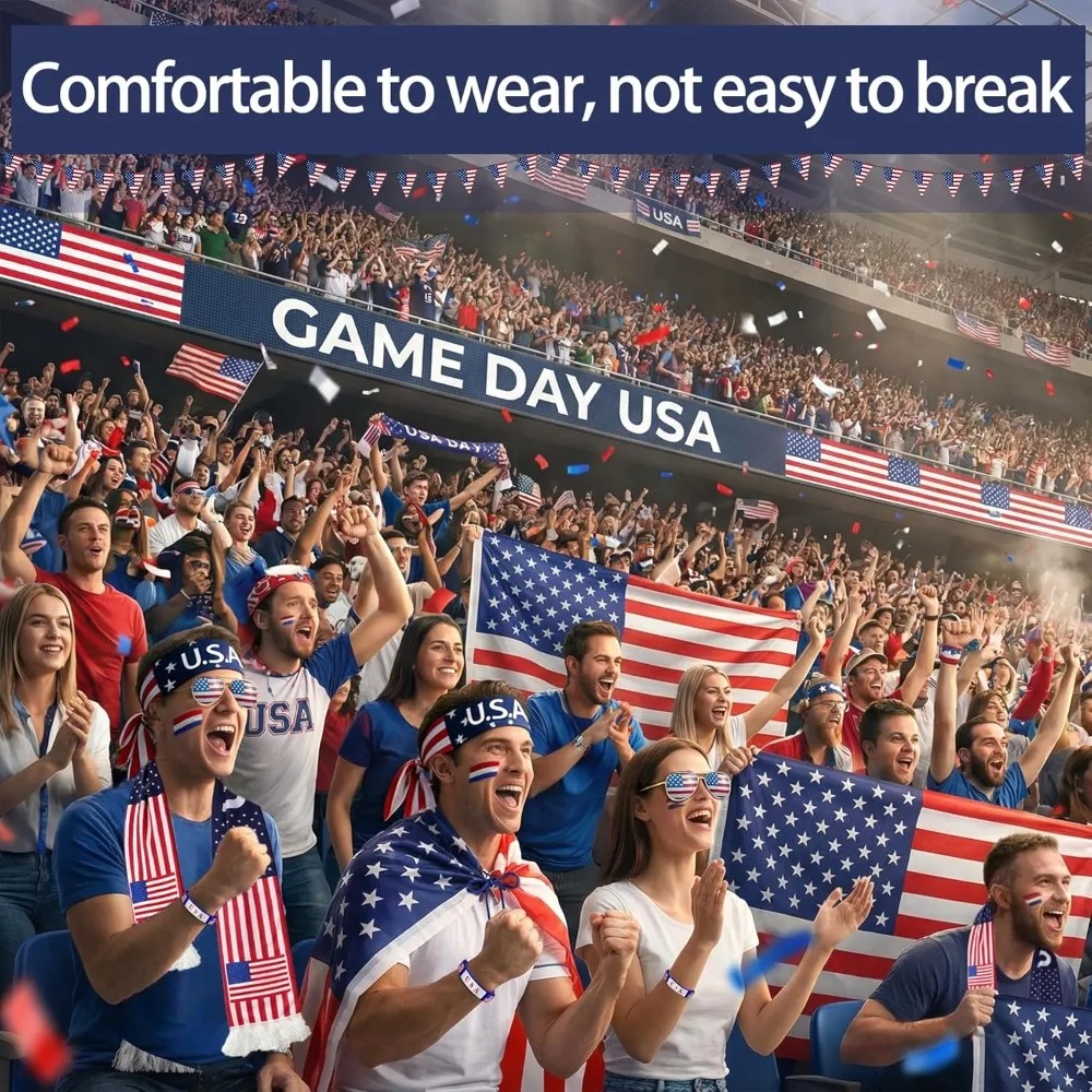 2026 USA Fan Kit Patriotic Sup - огляд і ціна Party Games Usa