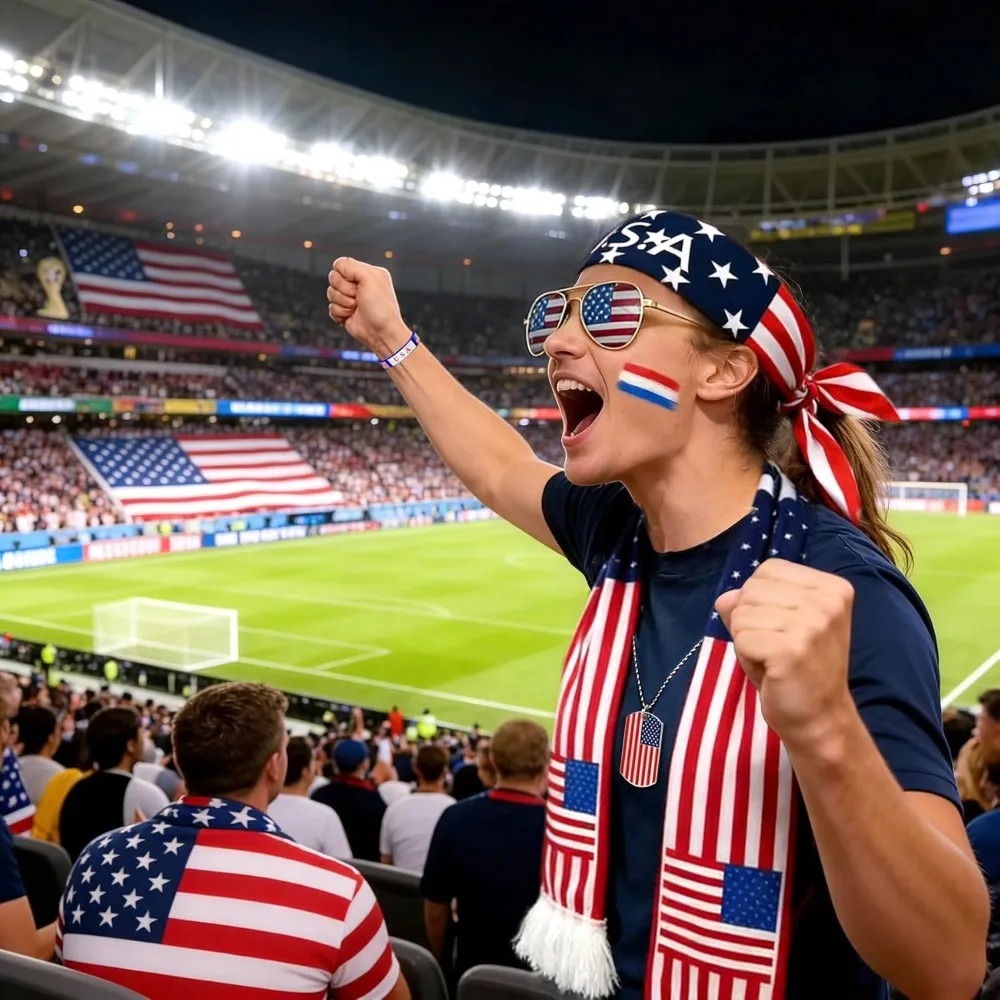 2026 USA Fan Kit Patriotic Sup - огляд і ціна Party Games Usa