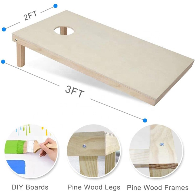 Solid Wood Premium Cornhole Ga - огляд і ціна Cornhole Board Set