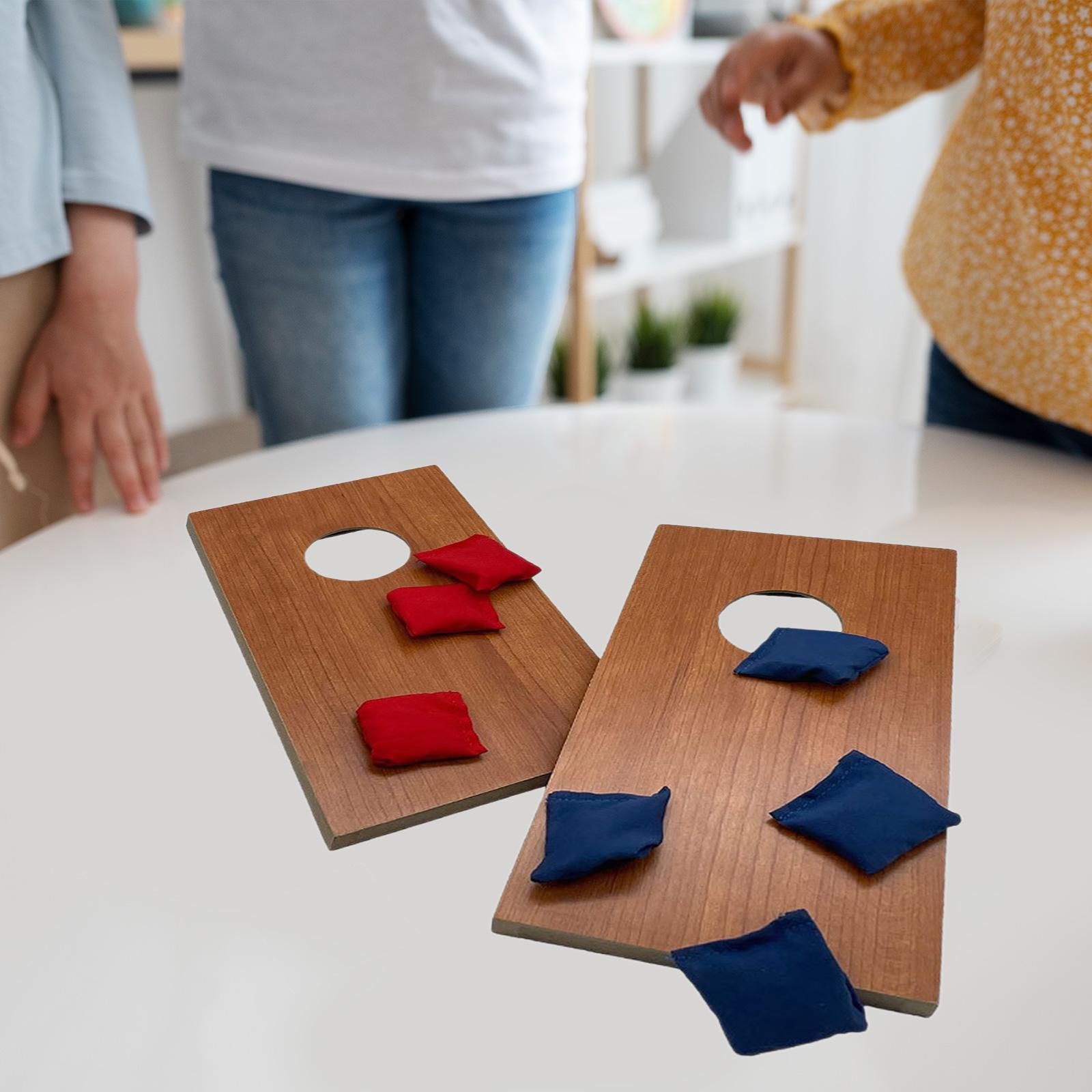 2Pcs Portable Mini Desktop Cor - огляд і ціна Cornhole Board Set