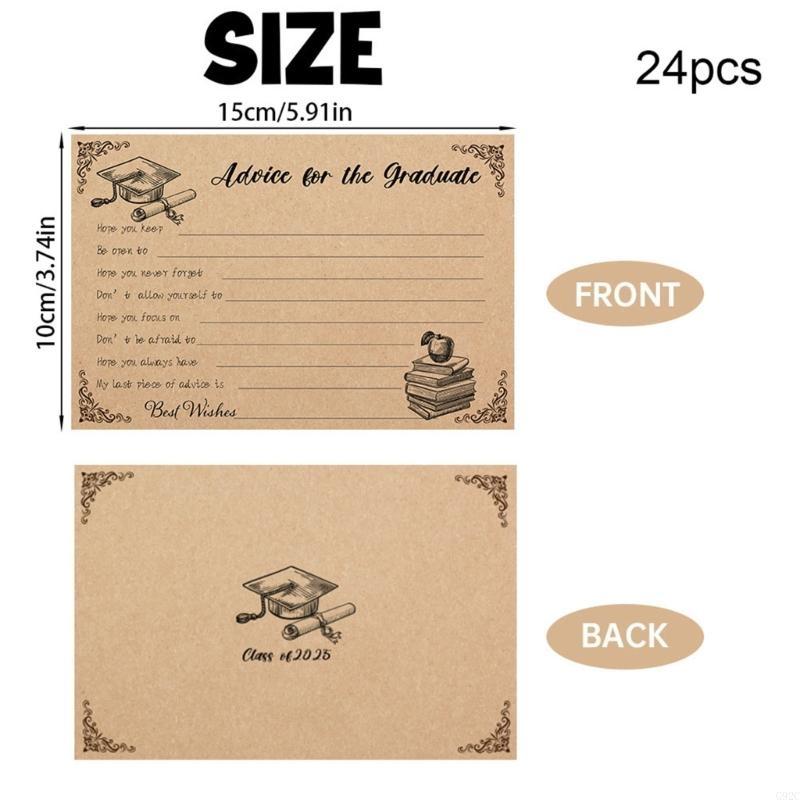 G92C 24Pcs Graduation Advice C - огляд і ціна Party Games College