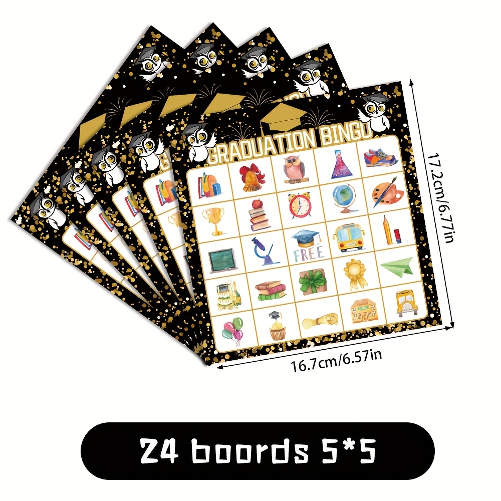2026 Black Gold Graduation Bin - огляд і ціна Party Games College