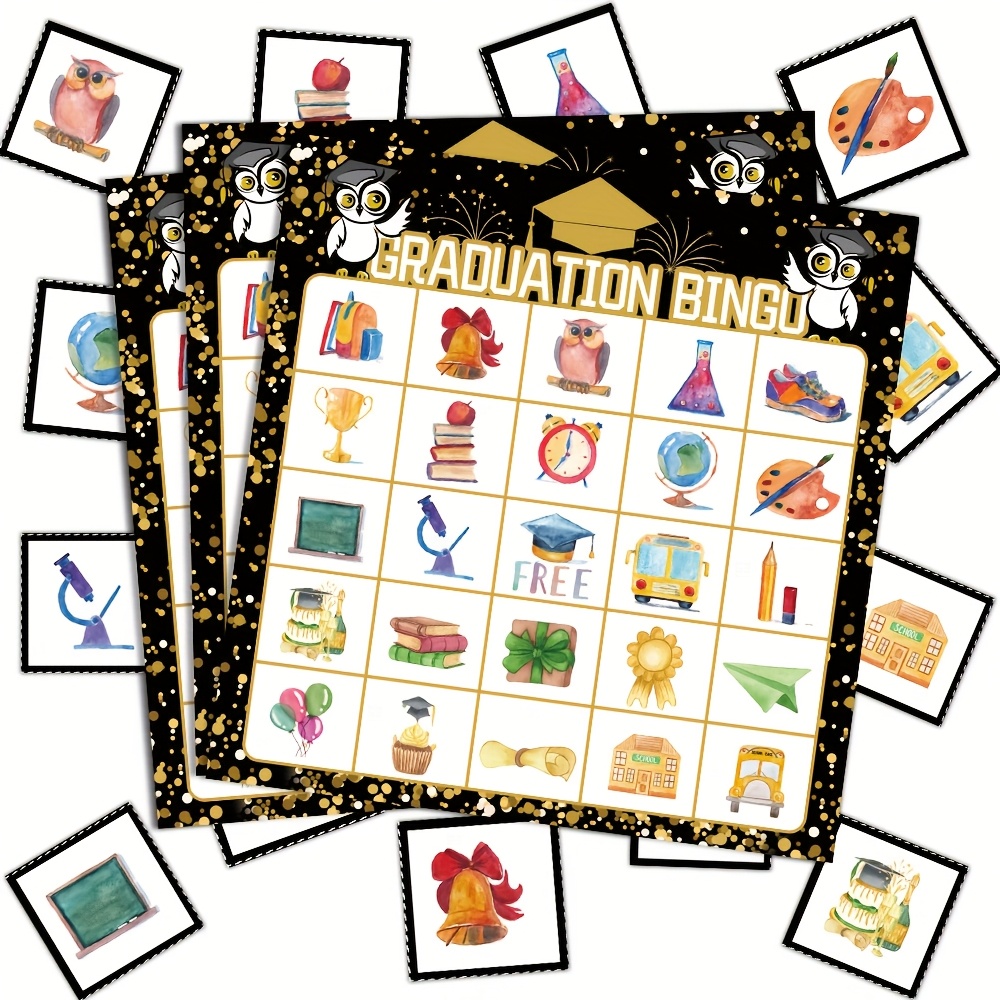 2026 Black Gold Graduation Bin - огляд і ціна Party Games College