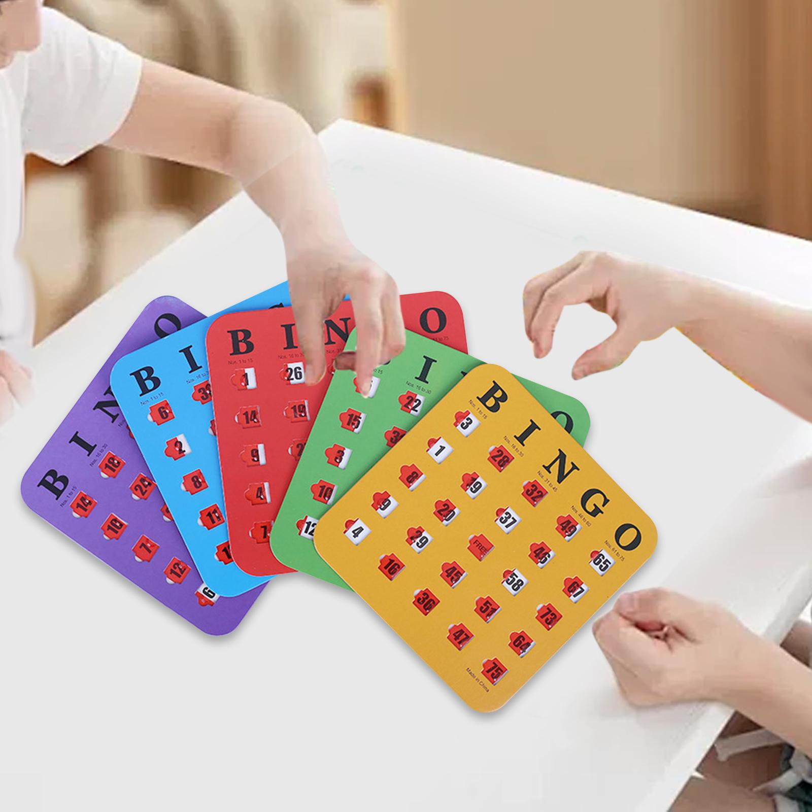 5 Pieces Bingo Game Cards Larg - огляд і ціна Party Games For Adults Large Group