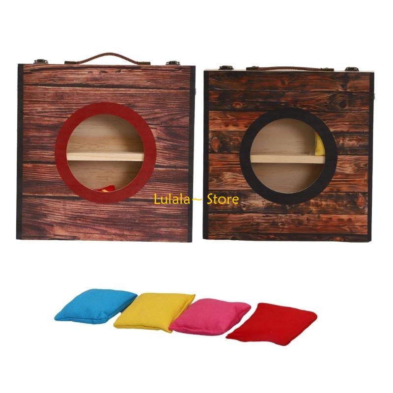 Y4QA Cornholes Game Set with 4 - огляд і ціна Cornhole Board Set