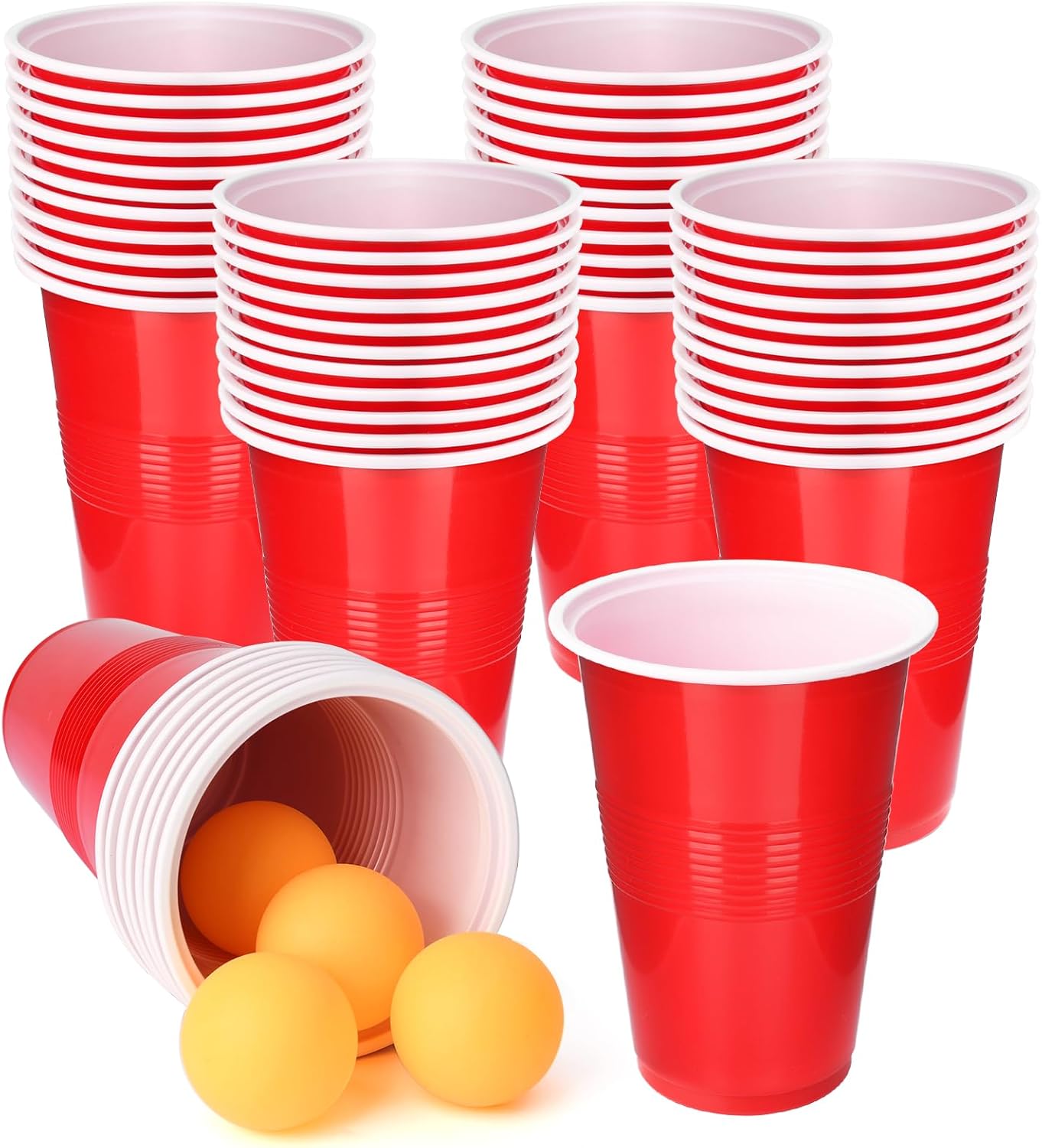 Cup Pong Game Set 22 Pcs 16 Oz - огляд і ціна Party Games Jenga