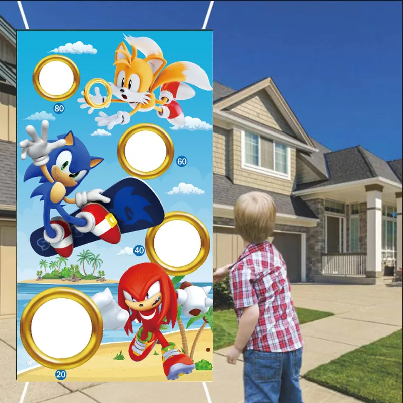 Game Sonic Theme Party Cornhol - огляд і ціна Cornhole Board Set