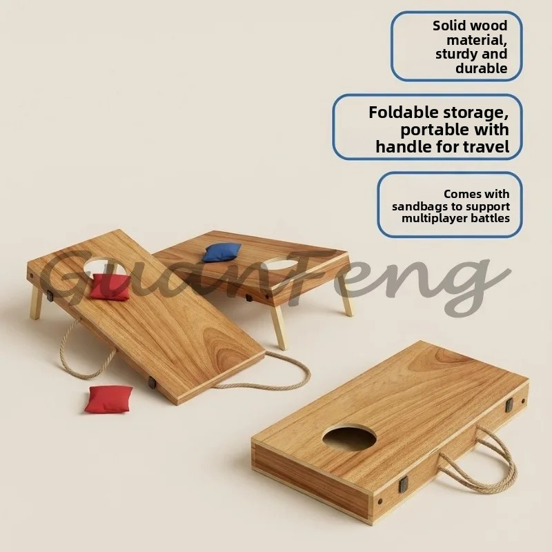 Wooden Foldable Cornhole Set B - огляд і ціна Cornhole Board Set