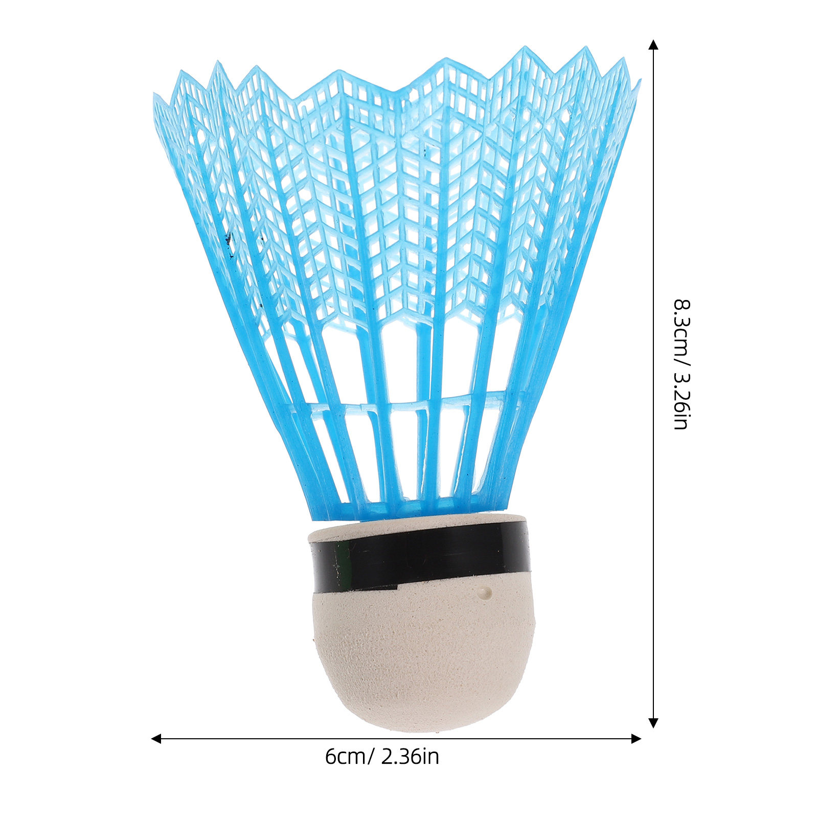 12Pcs Plastic Shuttlecocks Nyl - огляд і ціна Badminton Set Garden