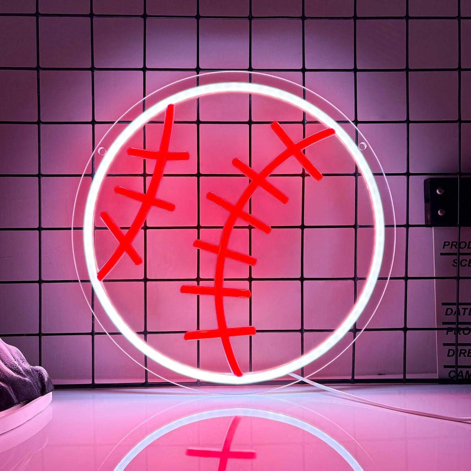 Baseball Neon Sign USB Dimmabl - огляд і ціна Party Games College