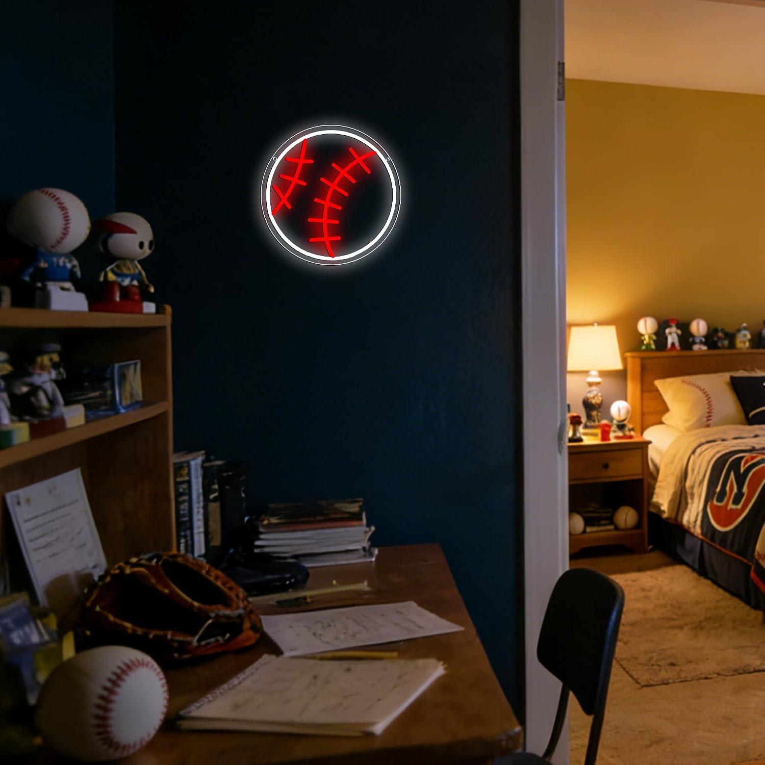Baseball Neon Sign USB Dimmabl - огляд і ціна Party Games College