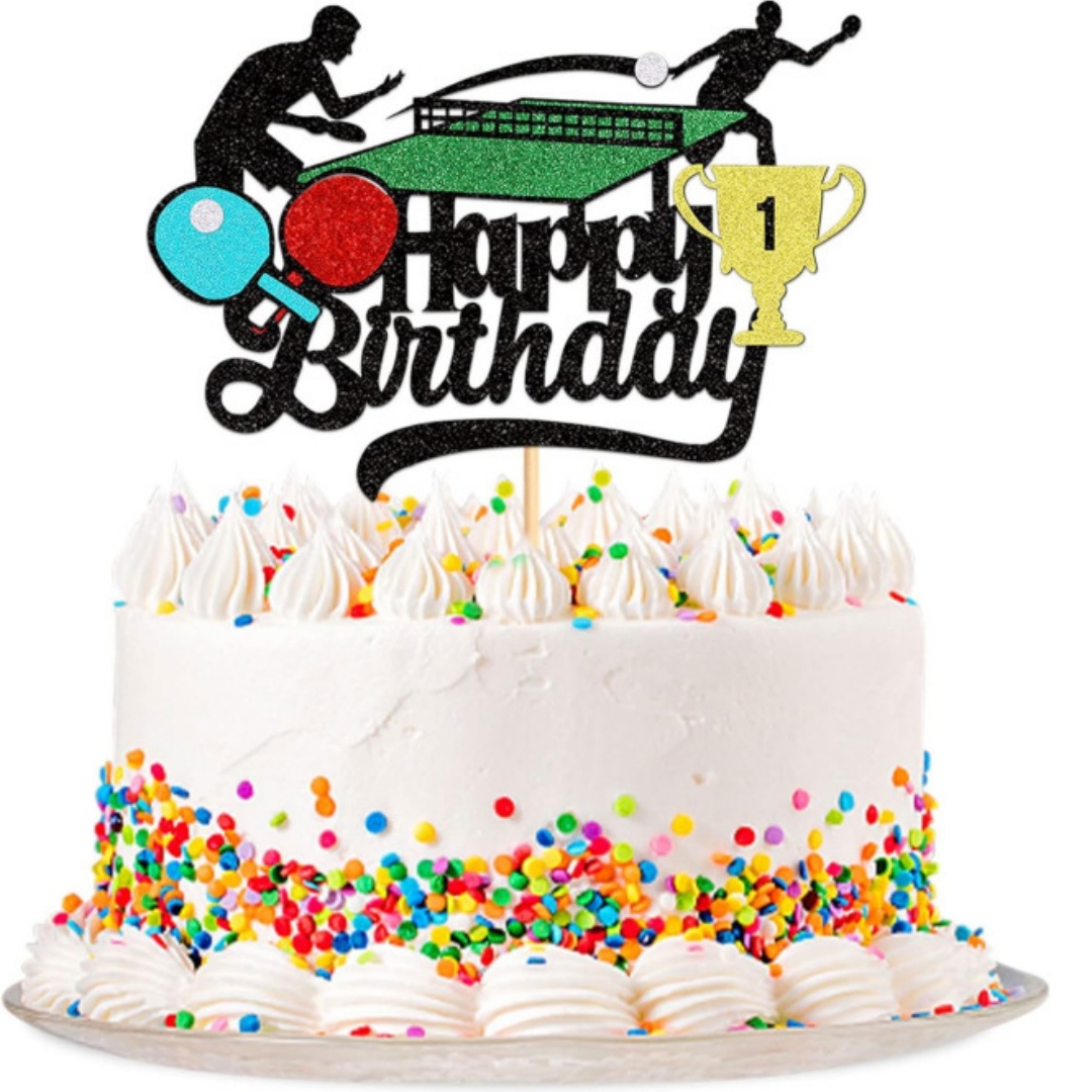 Ping Pong Cake Topper Happy Bi - огляд і ціна Party Games Jenga