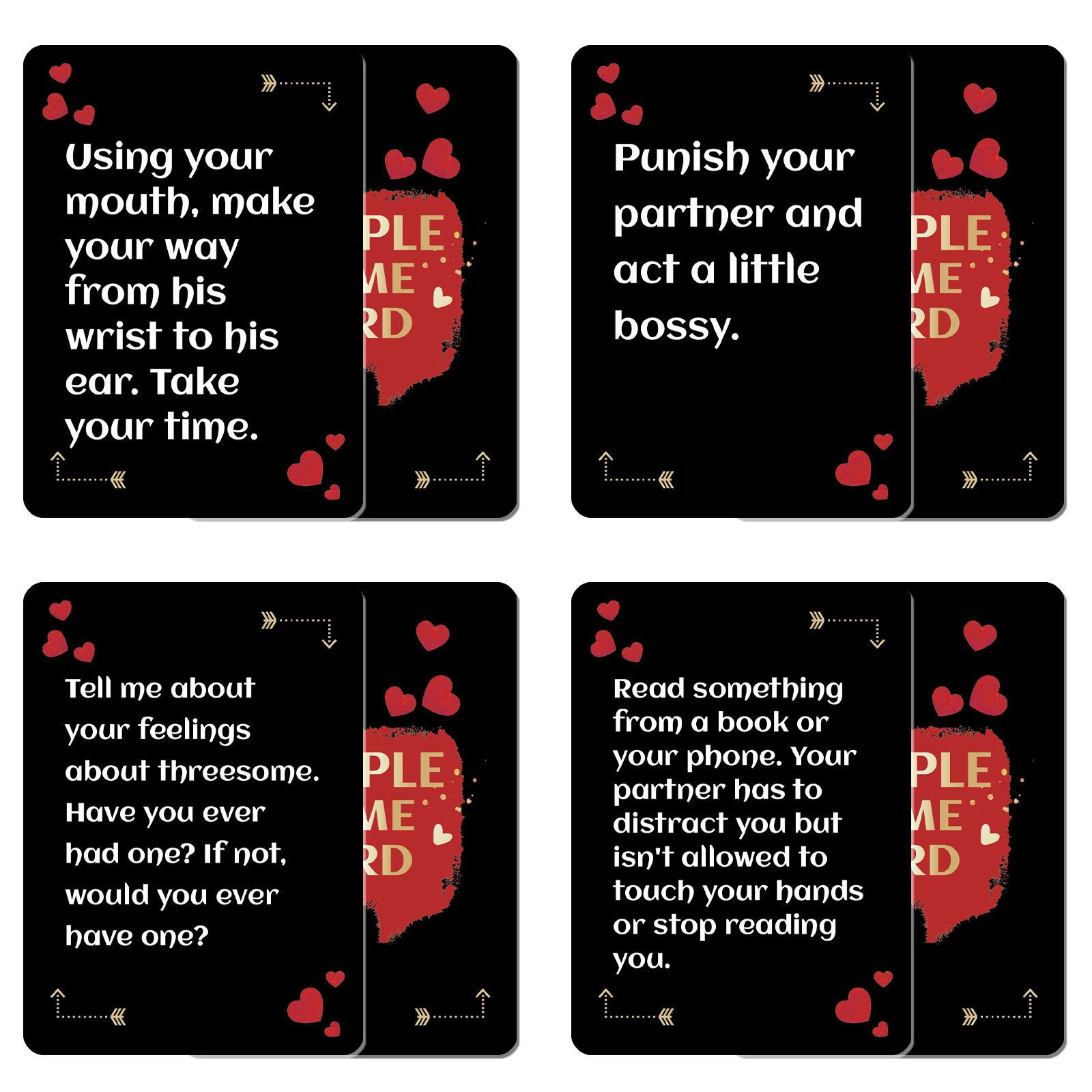 50pcs Romantic Couple Dare Gam - огляд і ціна Party Games Questions For Adults