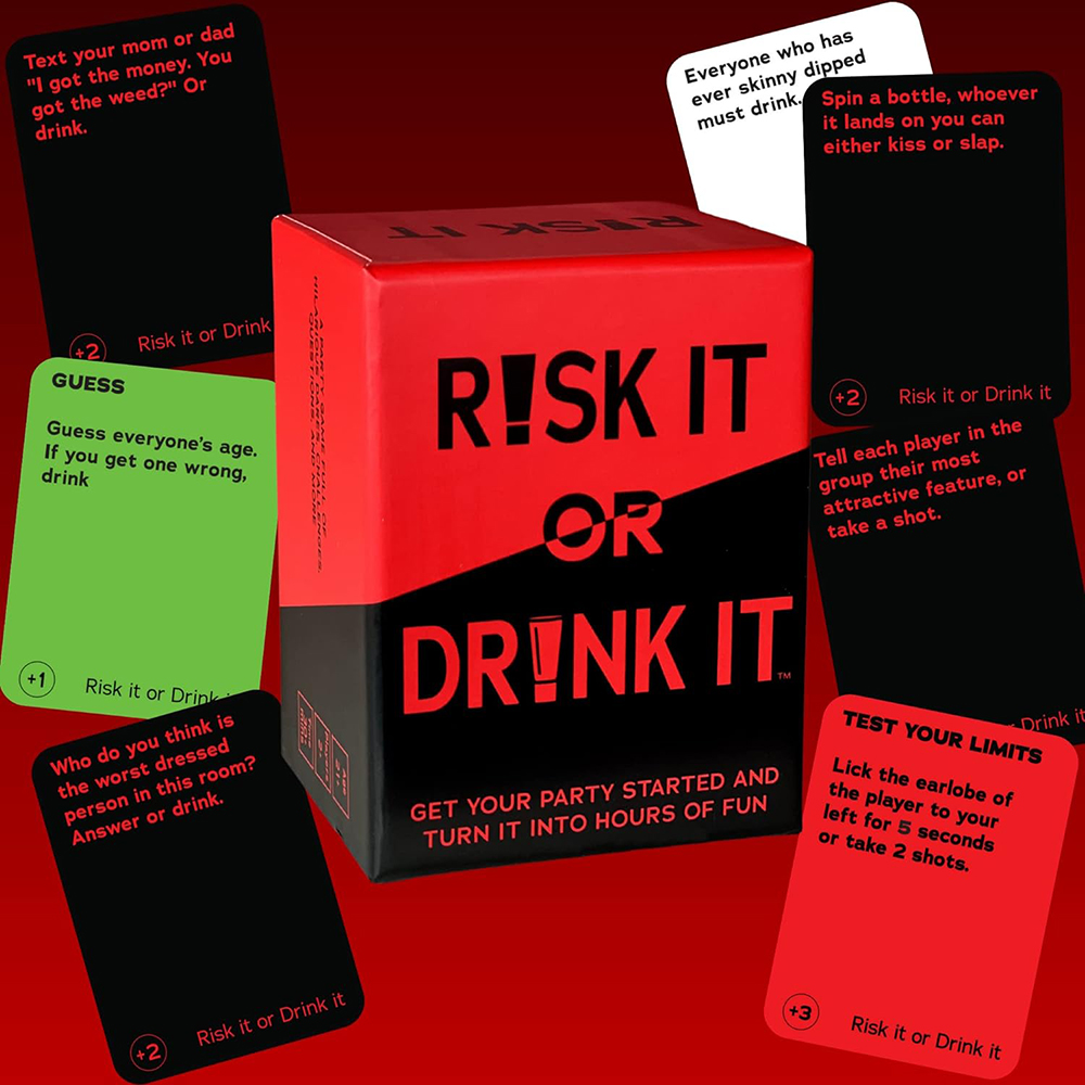 Risk It Or Drink It Fun Party  - огляд і ціна Party Games Questions For Adults