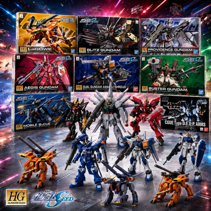 Bandai HG SEED 1/144 Blitz Aeg - огляд і ціна Bandai Model Gundam Hg