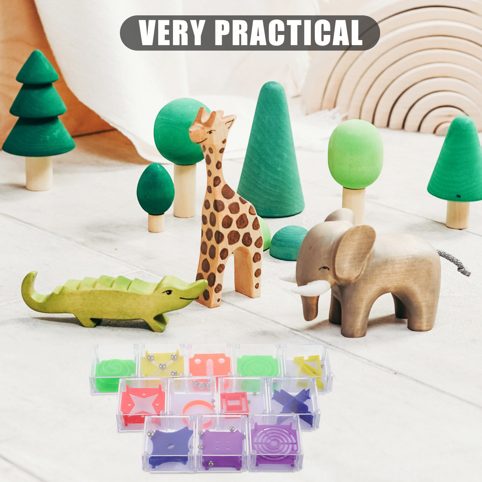 24Pcs Mini Balance Maze Ball H - огляд і ціна Party Games Kids And Adults