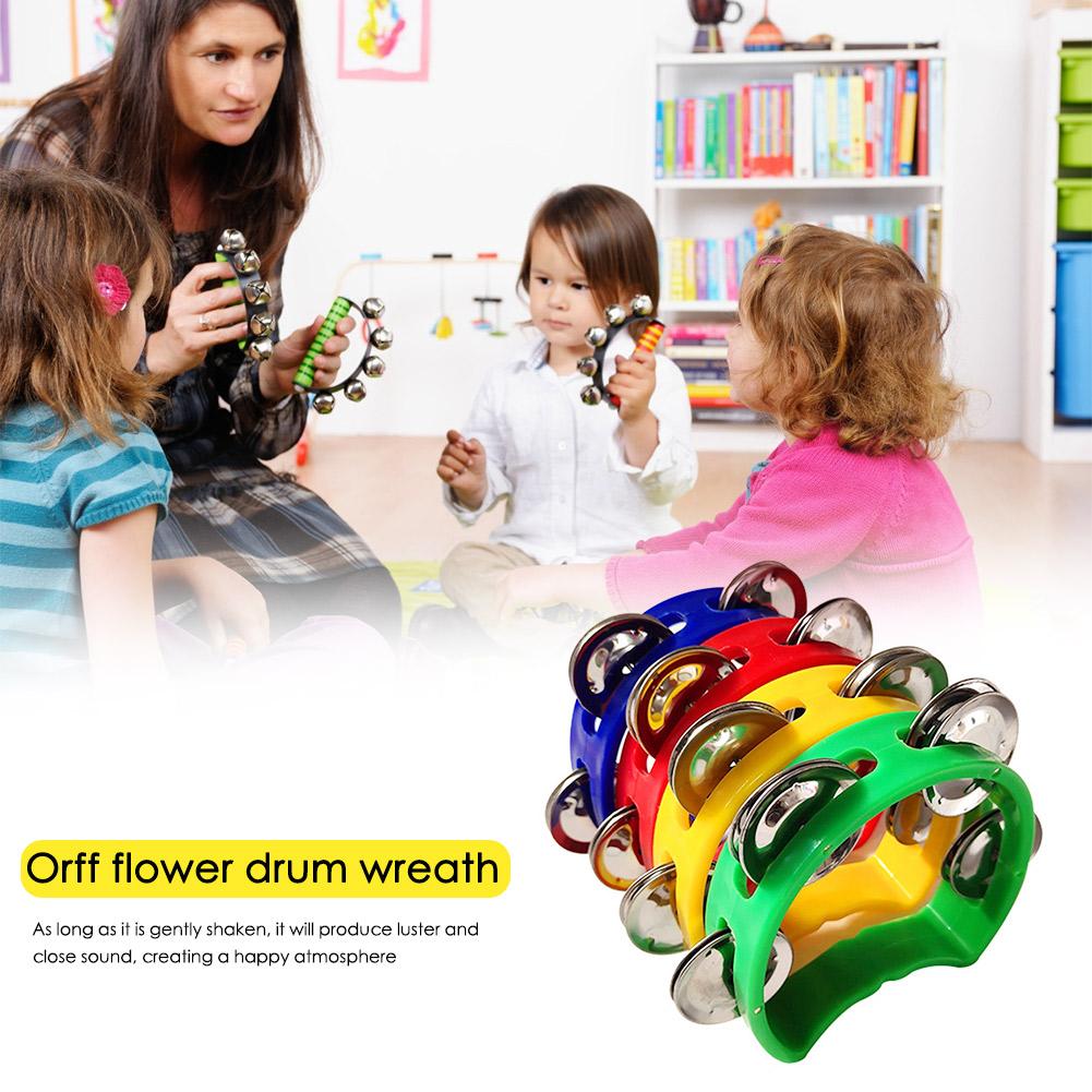 4pcs Tambourine Jingles Rattle - огляд і ціна Party Games Kids