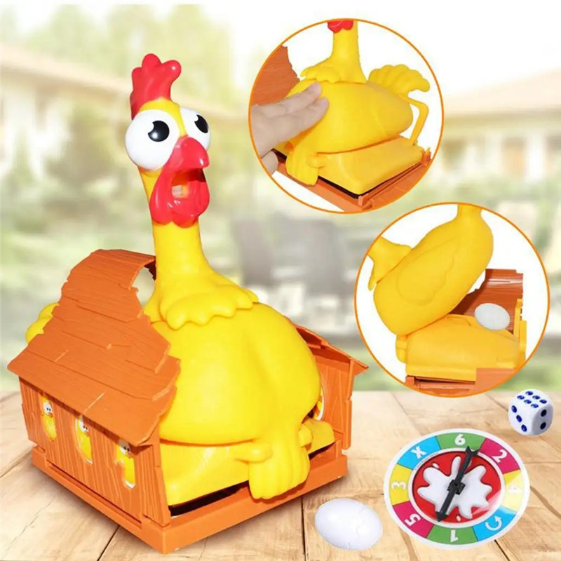 Funny Lucky Chicken Laying Egg - огляд і ціна Party Games Egg
