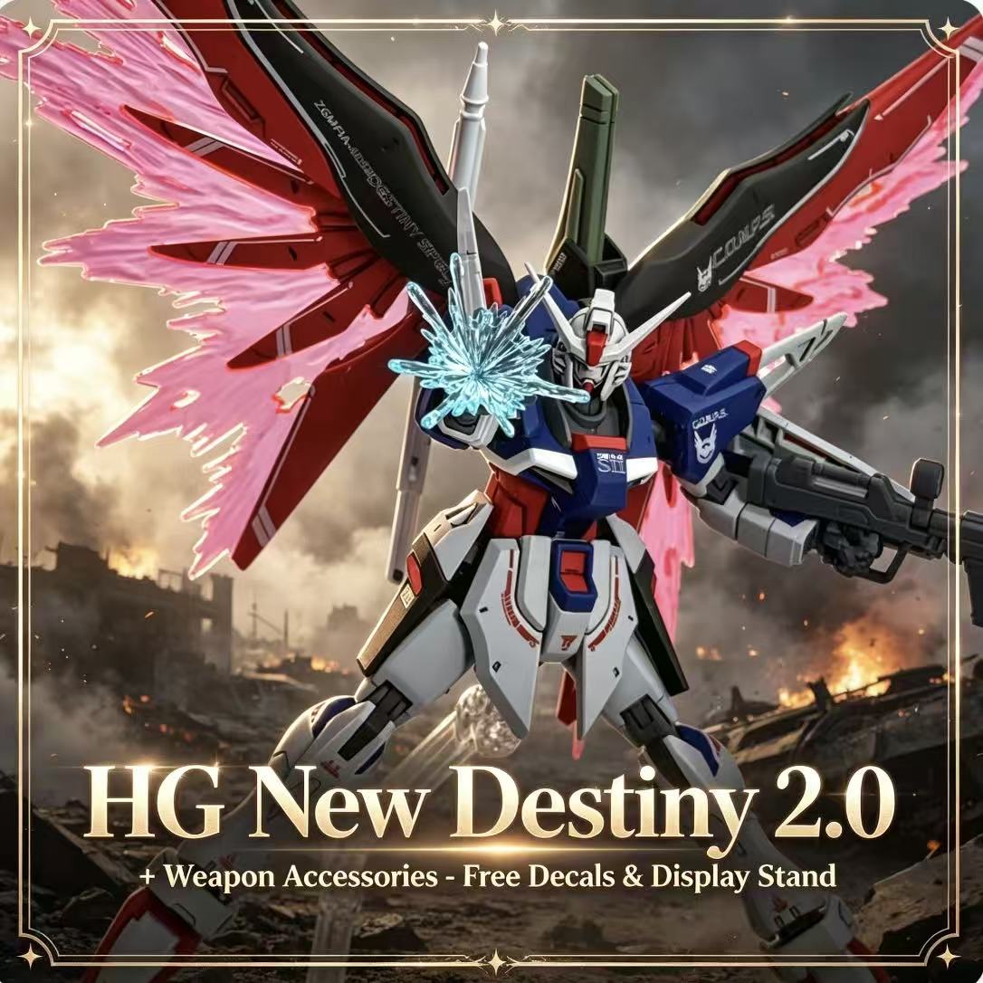 224 HG 1/144 Destiny Spec II F - огляд і ціна Bandai Model Gundam Hg