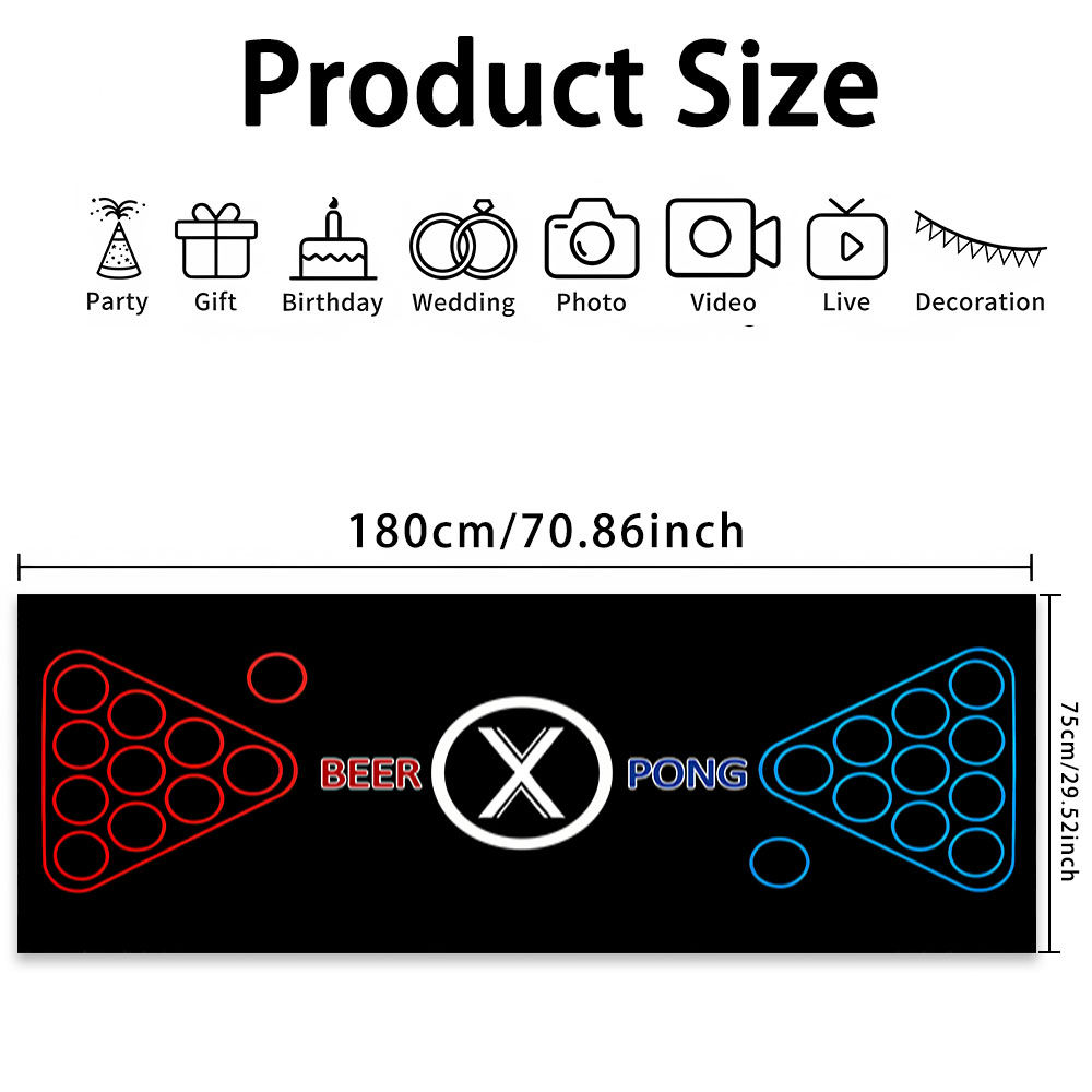 Beer Pong Game Table Runner Dr - огляд і ціна Party Games Jenga