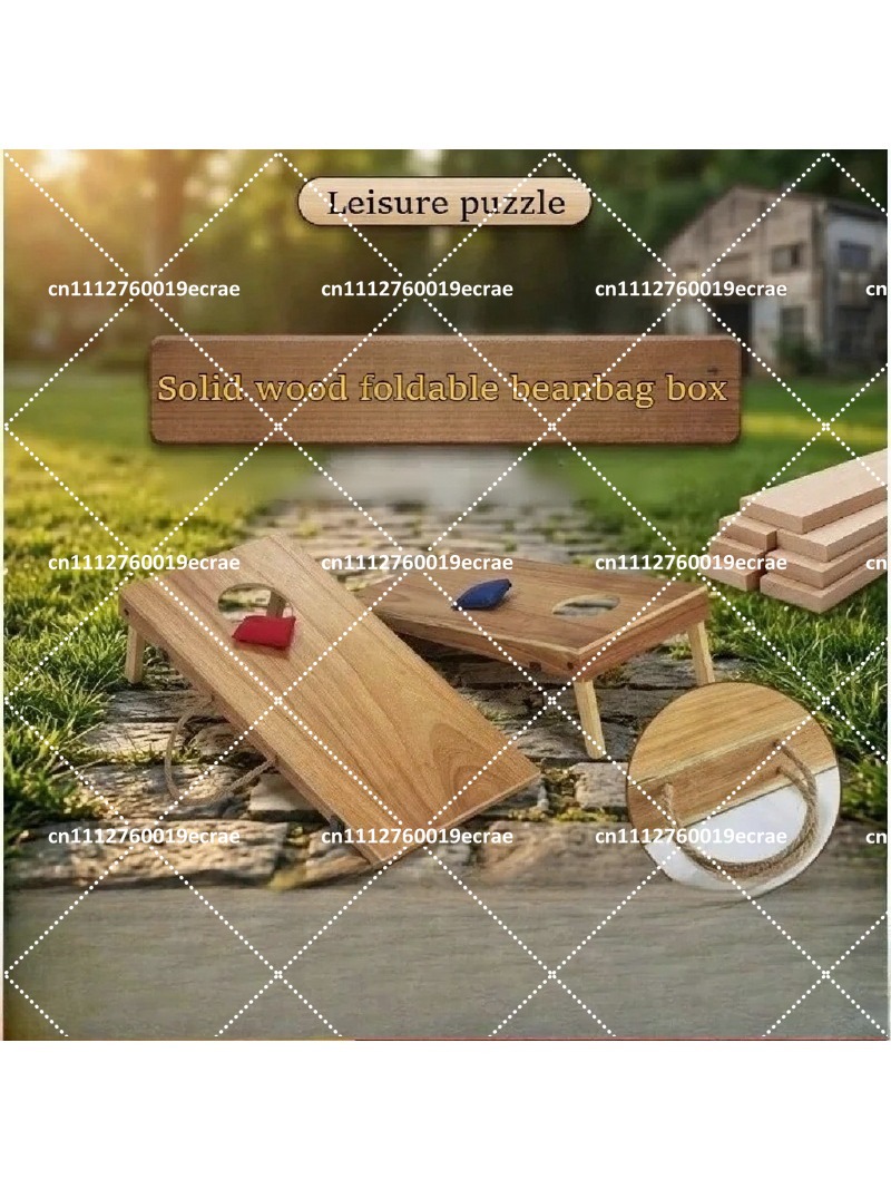 Premium Wooden Foldable Cornho - огляд і ціна Cornhole Board Set