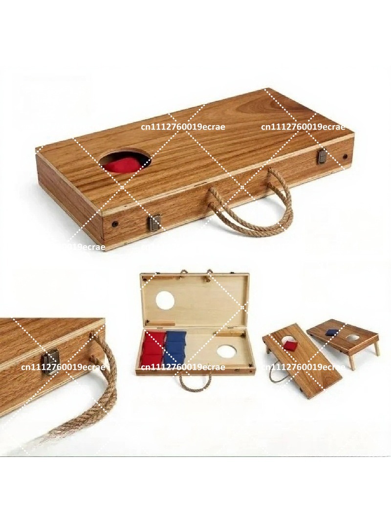 Premium Wooden Foldable Cornho - огляд і ціна Cornhole Board Set