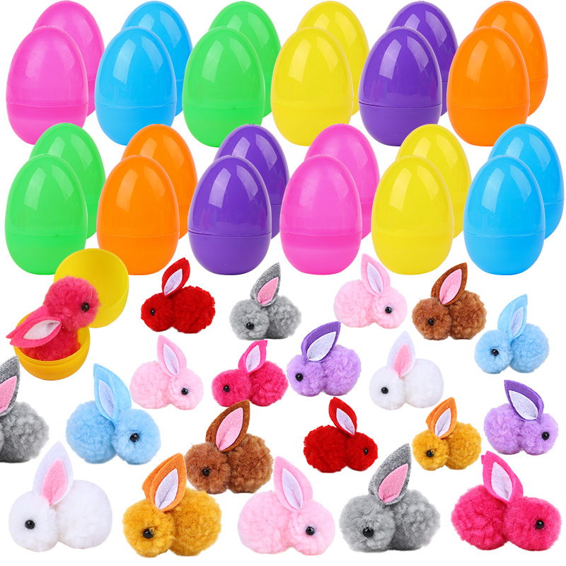 24Pcs Cute Easter Egg with Rab - огляд і ціна Party Games Egg