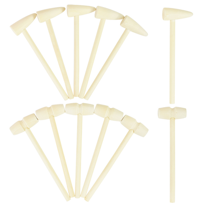 5pcs Wooden Mallets, Mini Hamm - огляд і ціна Party Games Egg