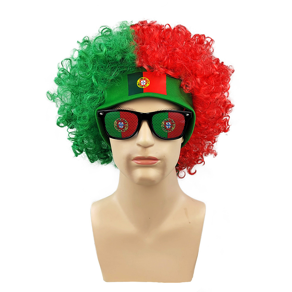 USA Flag Afro Wig + Sunglasses - огляд і ціна Party Games Usa
