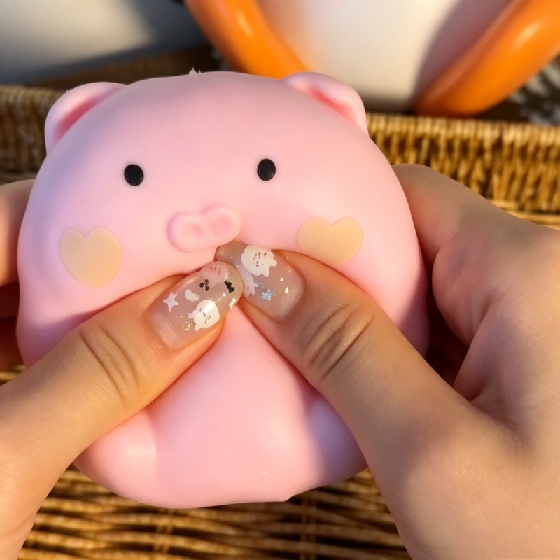 Crunchy Pink Pig Squishy Handm - огляд і ціна Party Games Game