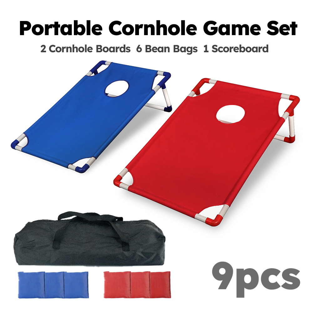 9pcs Scoring Portable Cornhole - огляд і ціна Cornhole Board Set