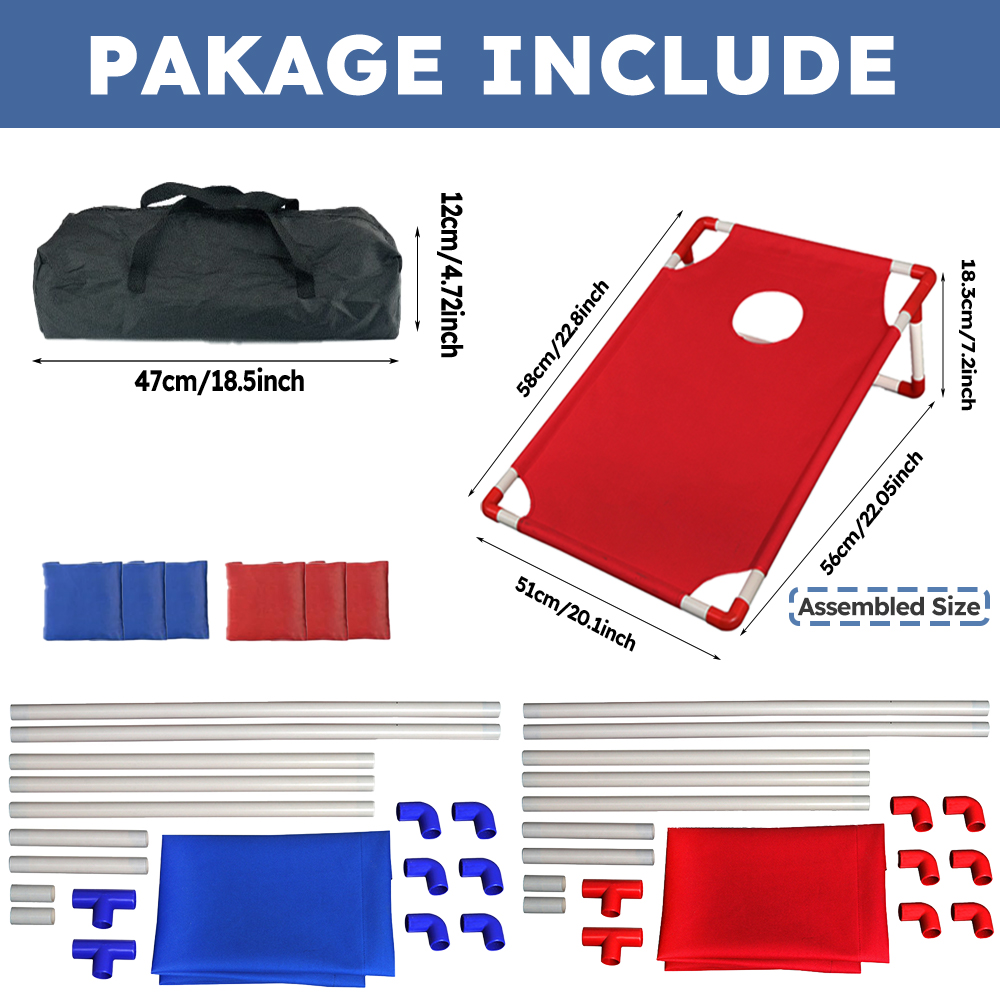 9pcs Scoring Portable Cornhole - огляд і ціна Cornhole Board Set