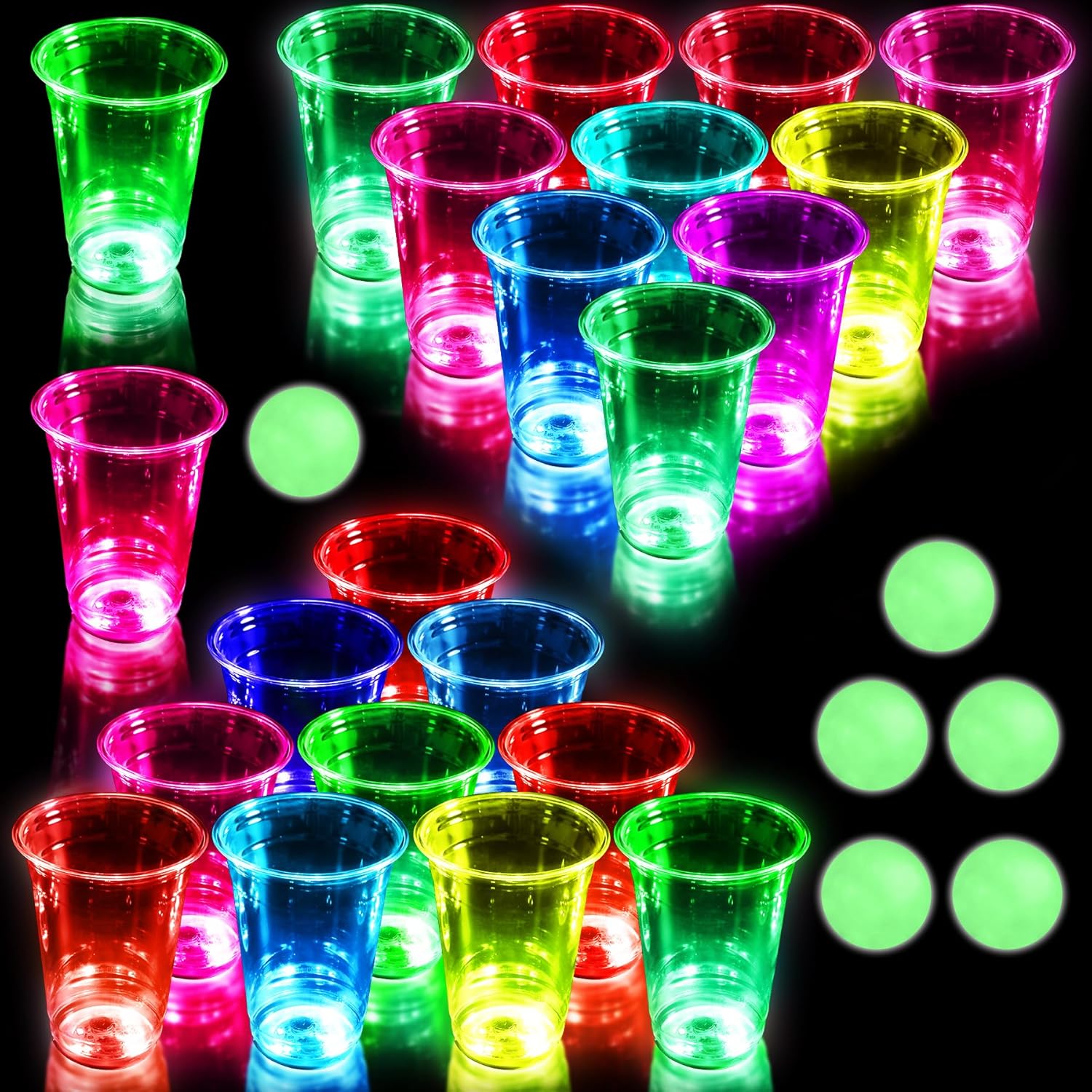 Glowing Party Beer Pong Game L - огляд і ціна Party Games Jenga